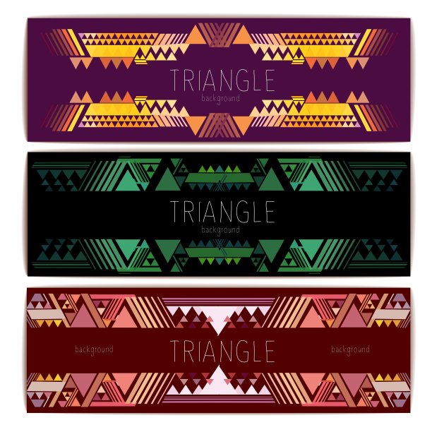 三角形几何抽象背景图片下载