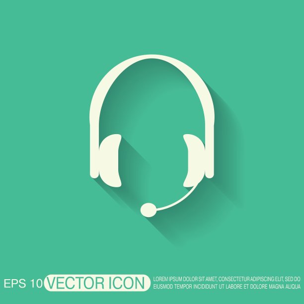 客户支持耳机图标图片下载
