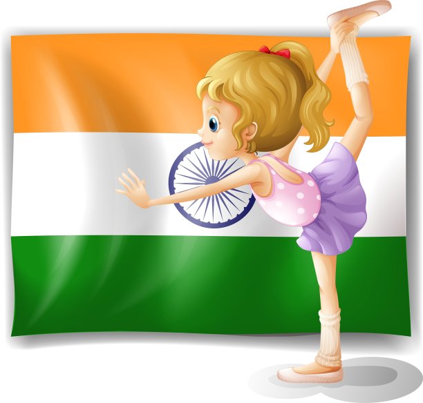 一个芭蕾舞演员在前面表演图片下载