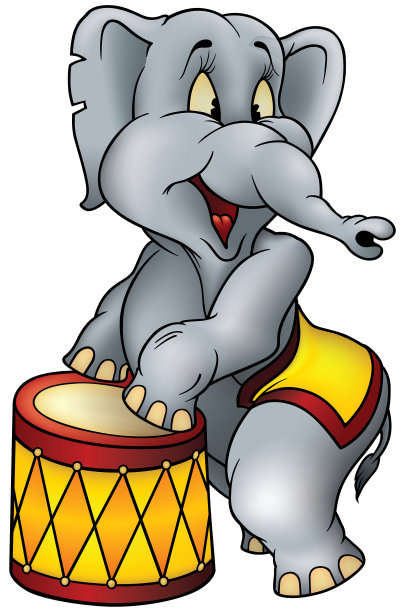 马戏团的大象图片下载