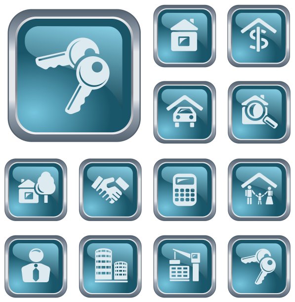 房地产的按钮图片下载