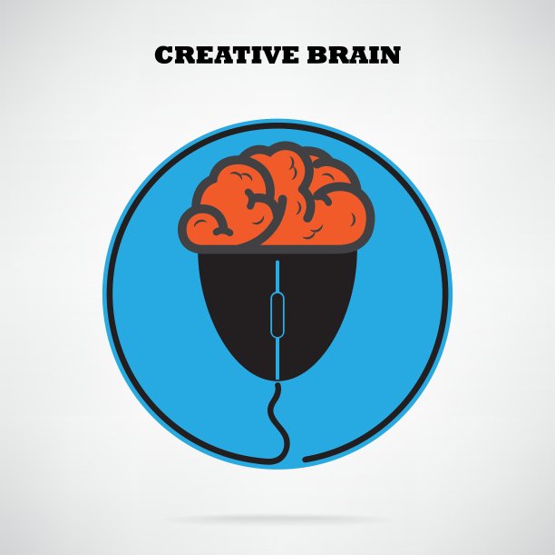 创造性的大脑的象征图片下载