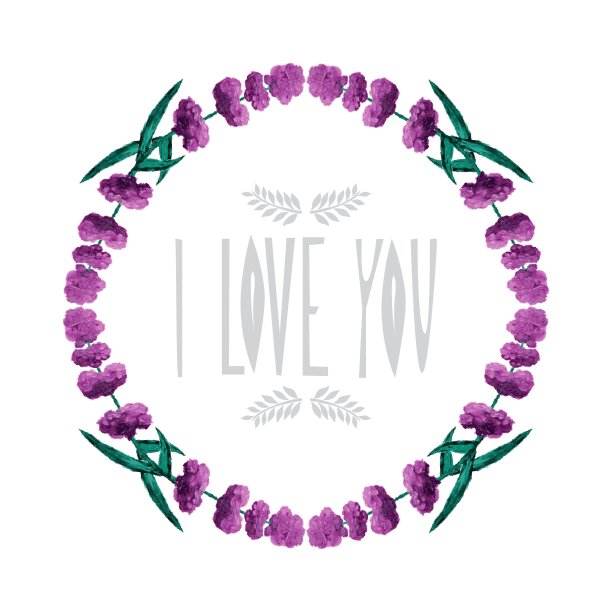 花的框架图片下载