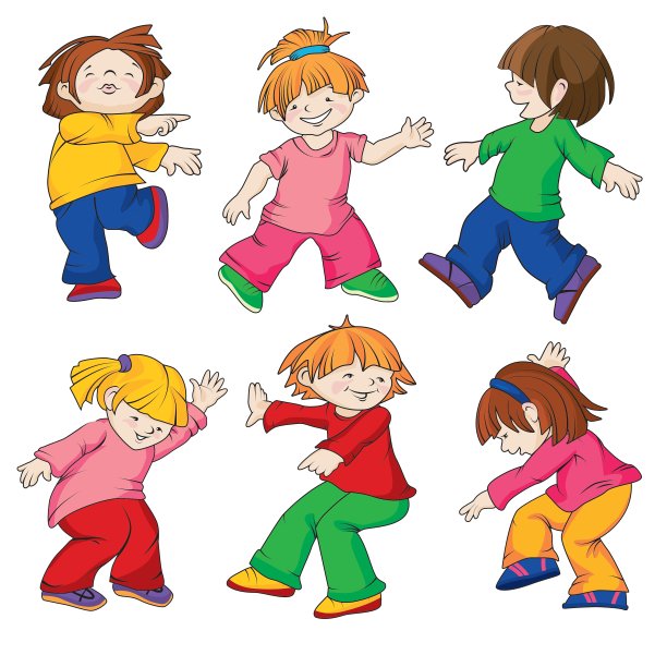 舞蹈儿童的所有细节图像都是exec图片下载