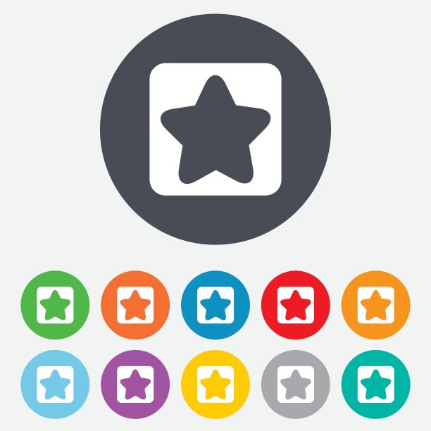 星号图标收藏按钮导航图片下载