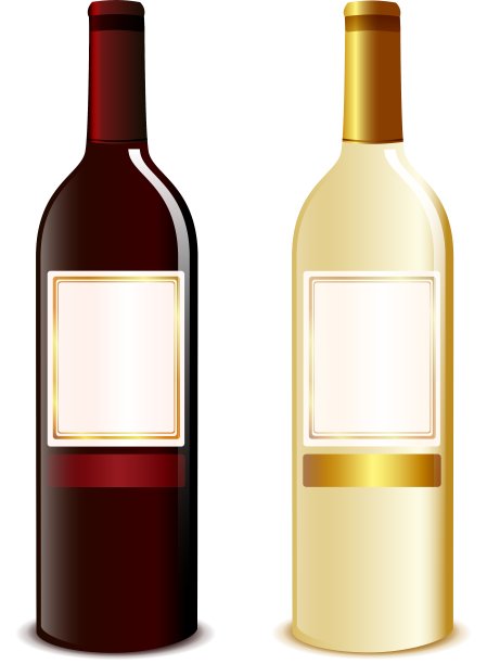 两个酒瓶图片下载