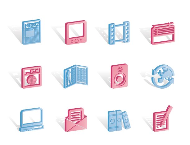 媒体及资讯图标图片下载