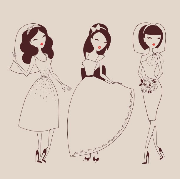 美丽的新娘图片下载