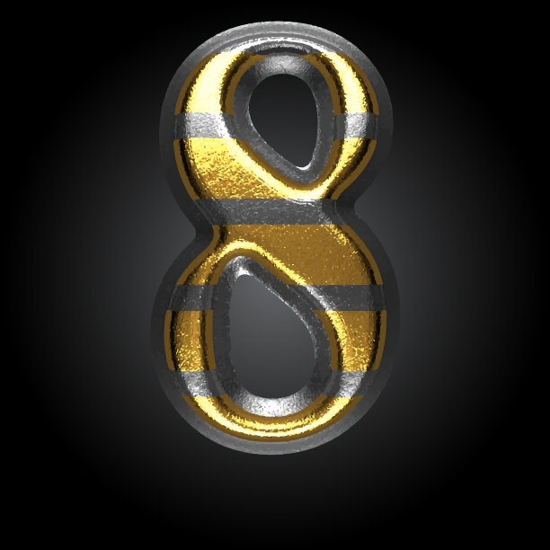 银和金8号图图片下载