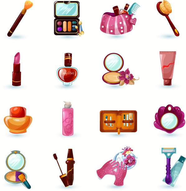 化妆品图标设置图片下载