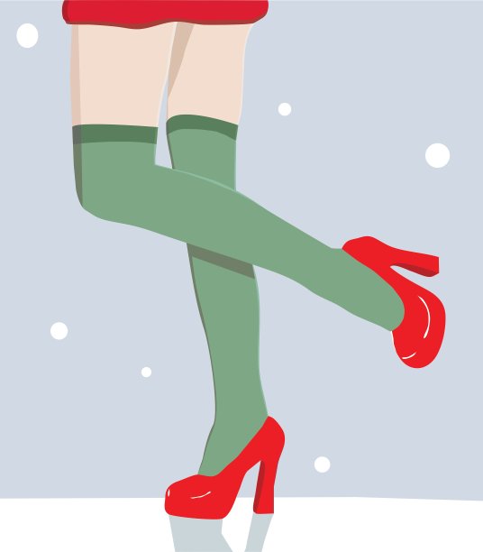 女士们和长袜图片下载