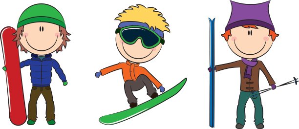 滑雪和滑雪板图片下载