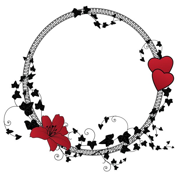 情人节的框架图片下载