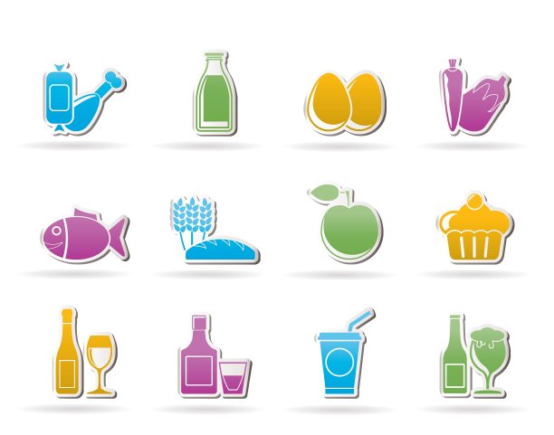 食物和饮料图标图片下载