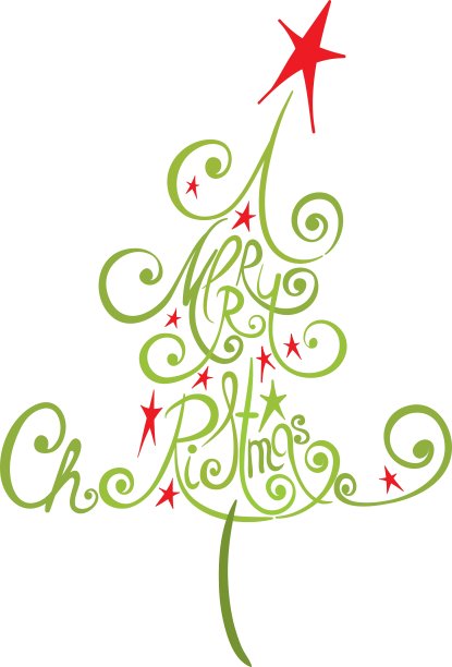 抽象的圣诞树图片下载