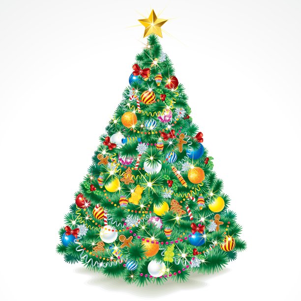 美丽的圣诞树图片下载