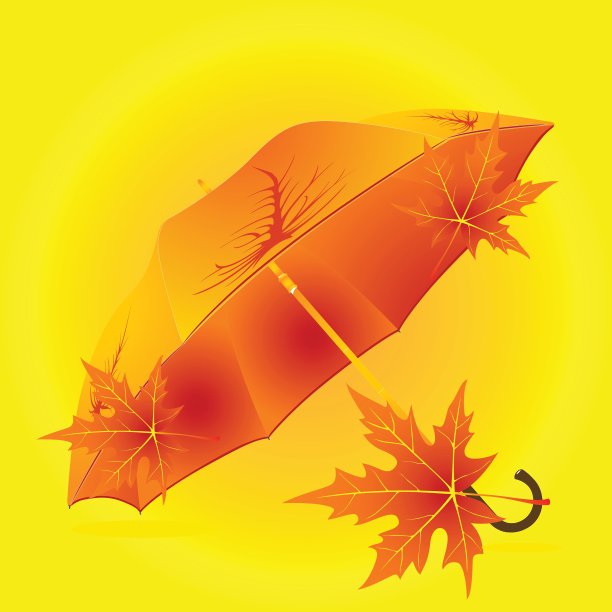 秋天的伞图片下载