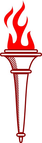 燃烧的火炬图标图片下载