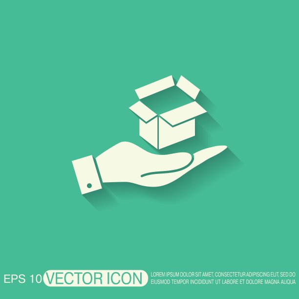 手里拿着一个打开的纸板箱图片下载