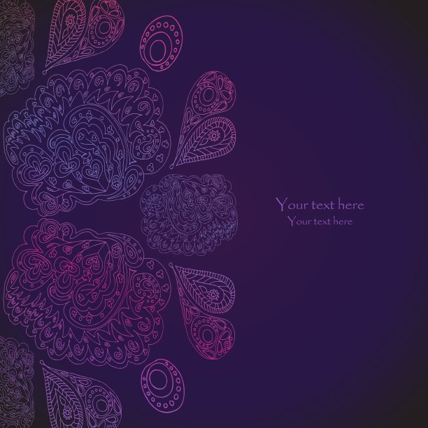 深色背景上的渐变复古图案图片下载