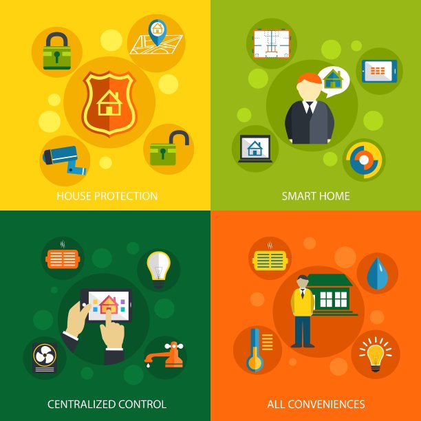 智能家居科技概念图片下载