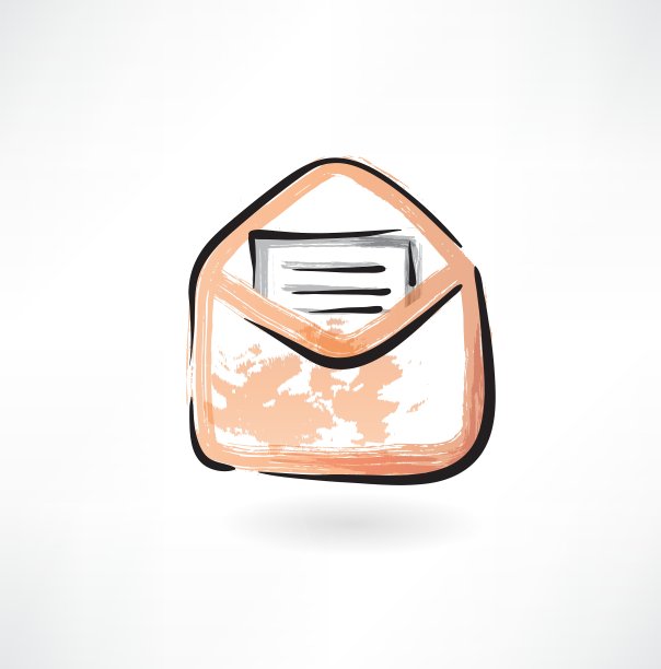 信封里的信，垃圾图标图片下载