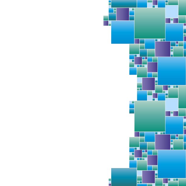 抽象背景与大量梯度方块图片下载