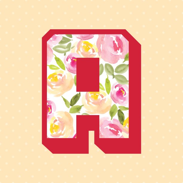 印刷t恤与字母现代设计图片下载