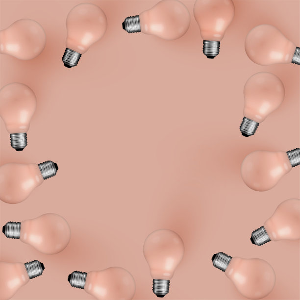 高详细的现实灯泡插图，矢量图片下载