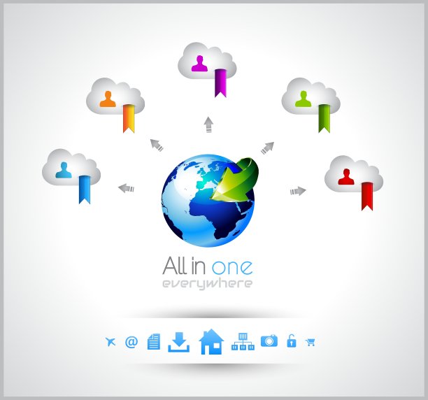 云计算概念背景图片下载