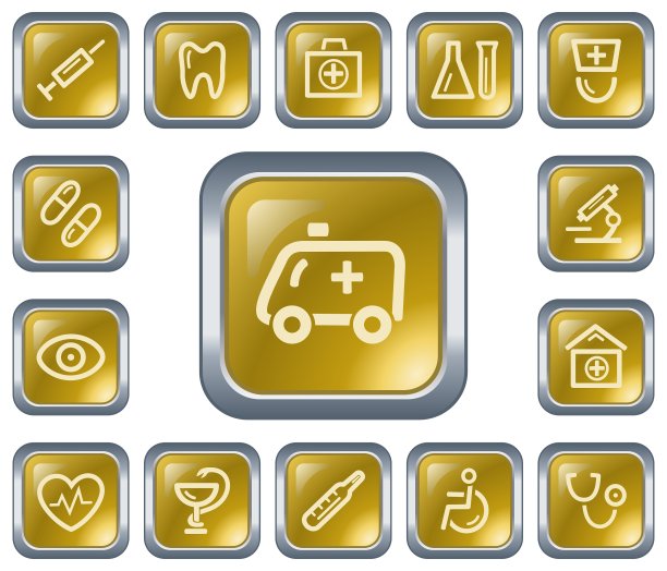 医疗按钮图片下载