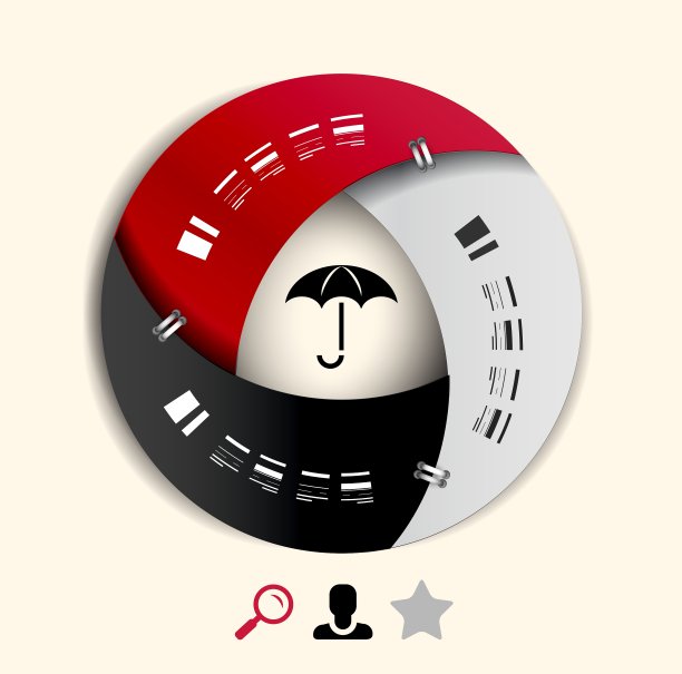 现代圆形信息图设计模板图片下载