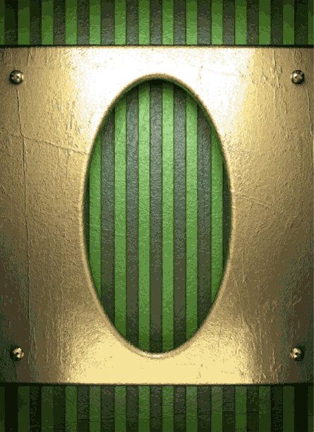 绿色背景上的金色图片下载