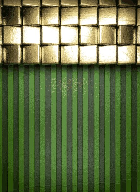 绿色背景上的金色图片下载