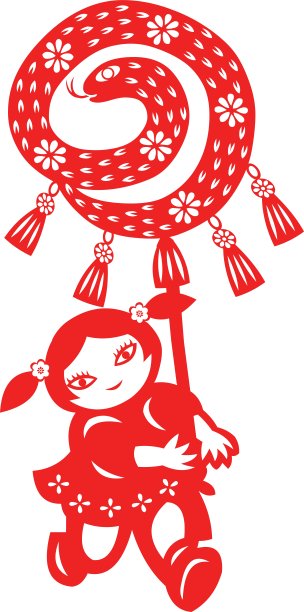 中国新年蛇素材图片