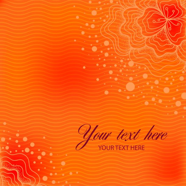 抽象花卉背景eps10图片下载