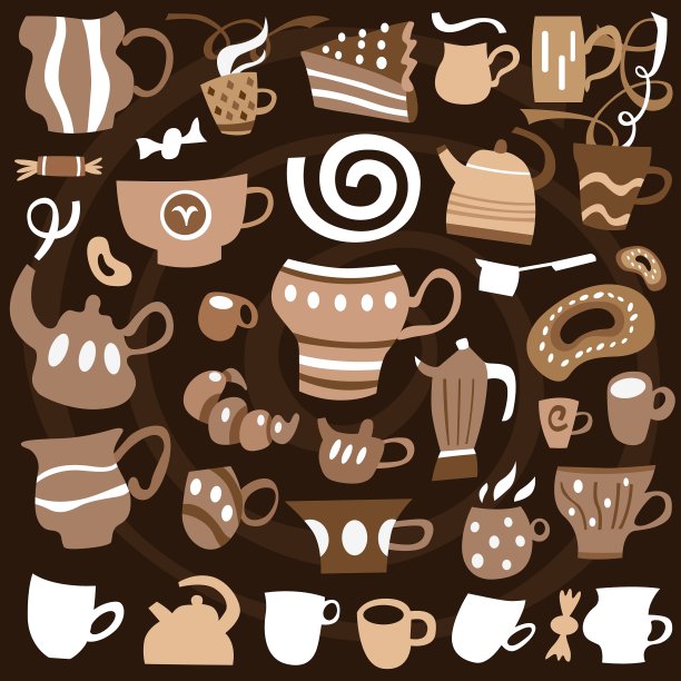 咖啡杯-图标集图片下载