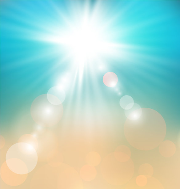 柔和的彩色抽象夏季光背景图片下载