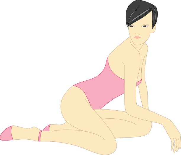 穿紧身衣的亚洲女孩图片下载