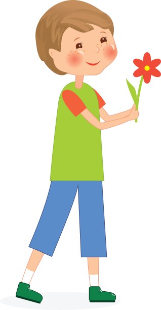 男孩花图片下载