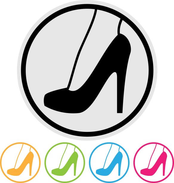 高跟鞋图标图片下载