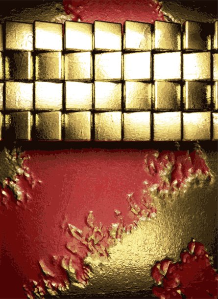 红色背景上的金色图片下载