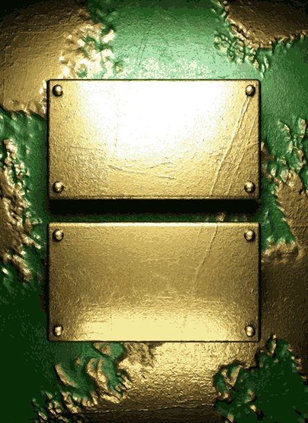 绿色背景上的金色图片下载