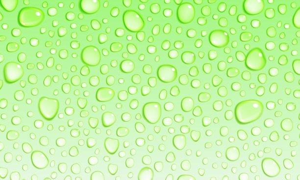 浅绿色的水滴背景图片下载