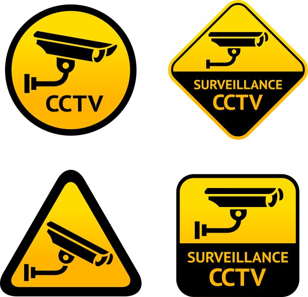 视频监控贴纸图片下载