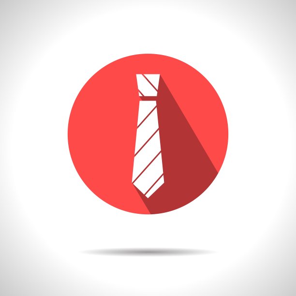 条纹领带图标Eps10图片下载