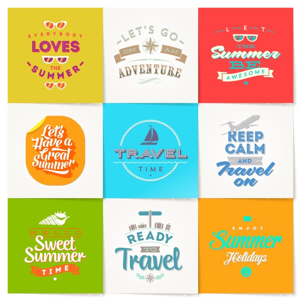 一套旅游度假式设计图片下载