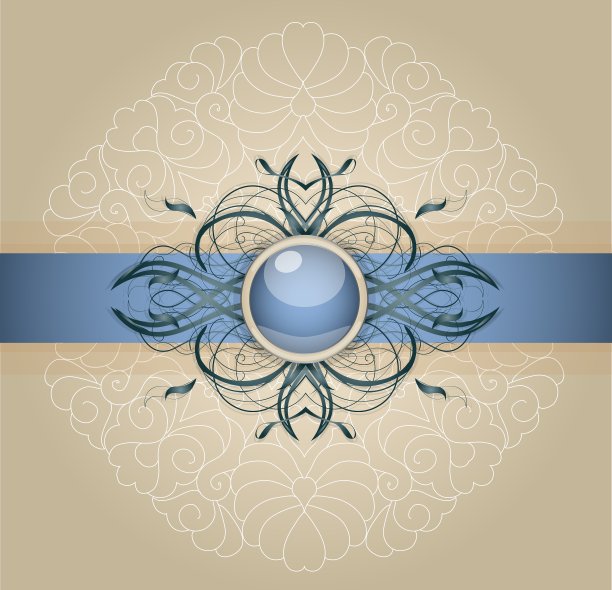 带有装饰的复古背景图片下载