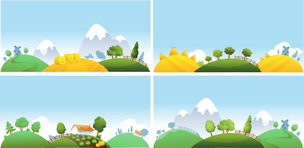 夏季景观套装图片下载