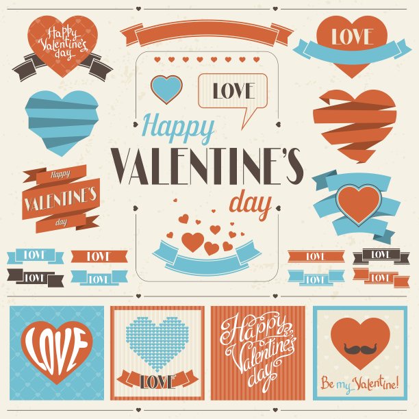 标签和丝带复古图片下载